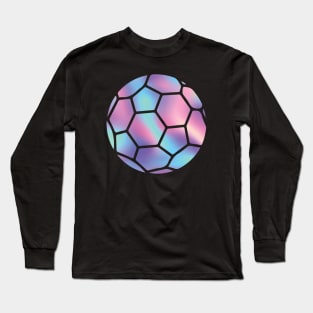 Holographic abstract soccer ball Long Sleeve T-Shirt